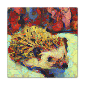 "Hedgehog in Impressionism" - Canvas