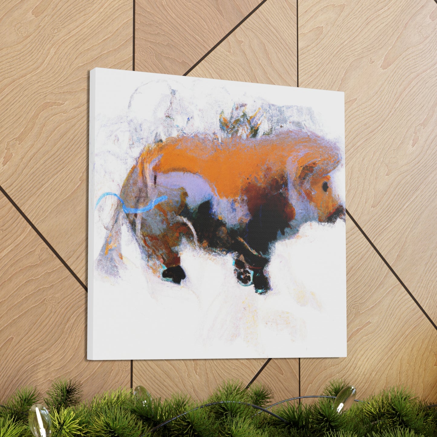 "Armadillo: Gestural Movement" - Canvas