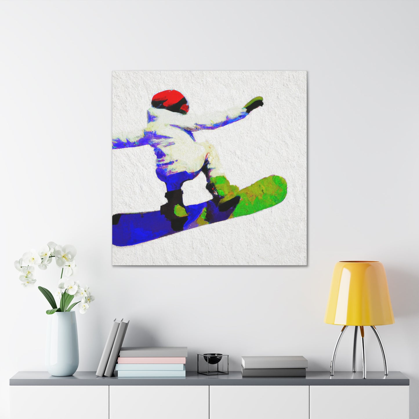 Snowboarding Thrill Ride - Canvas