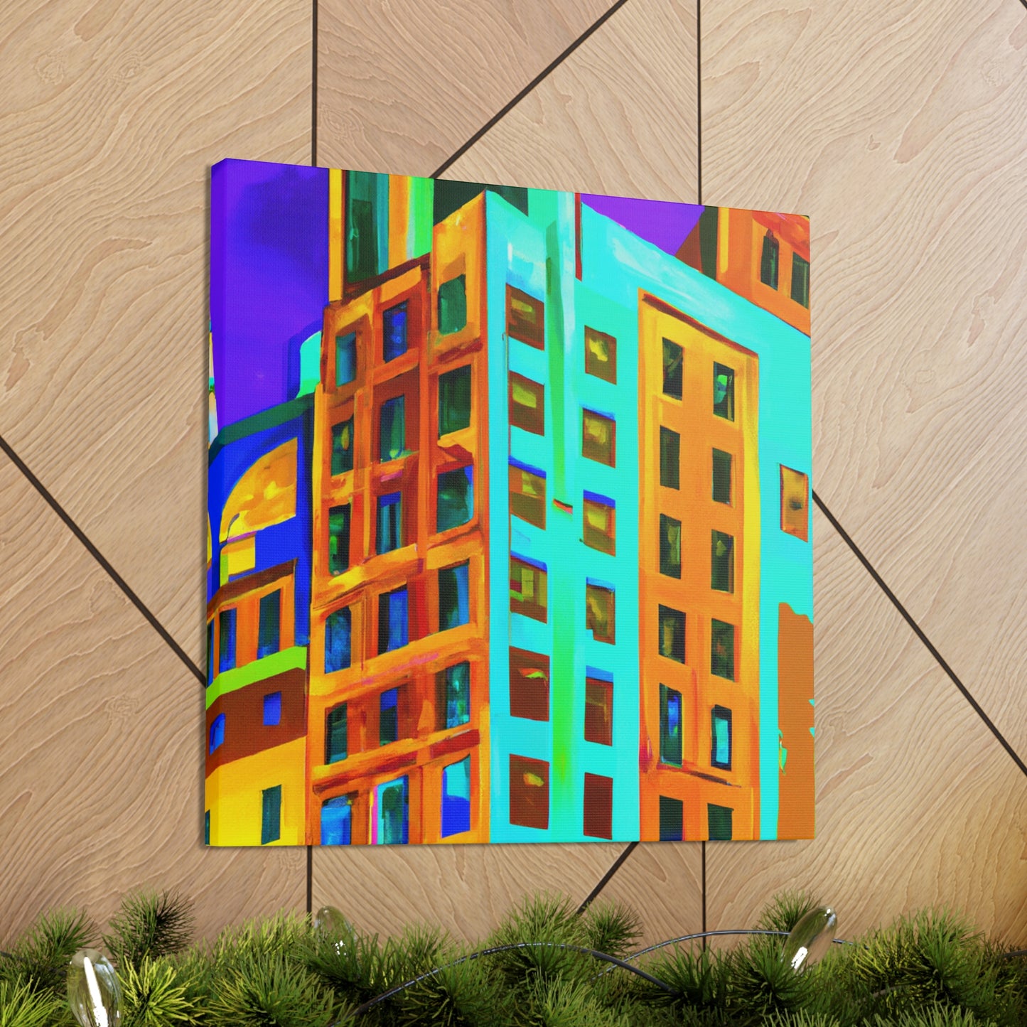 "Old Meets New Neoclassic" - Canvas