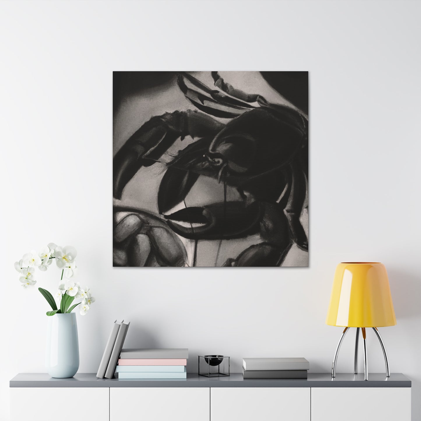 Seafood Hyperrealism Scene - Canvas