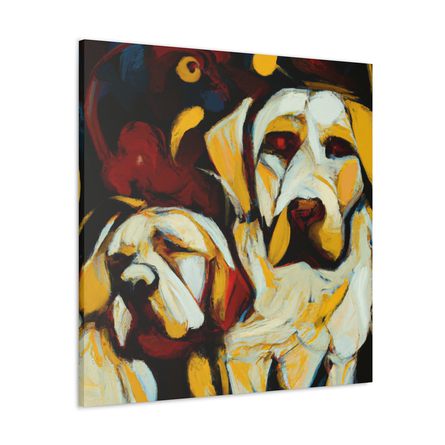 "Labrador Lost in Dreams" - Canvas