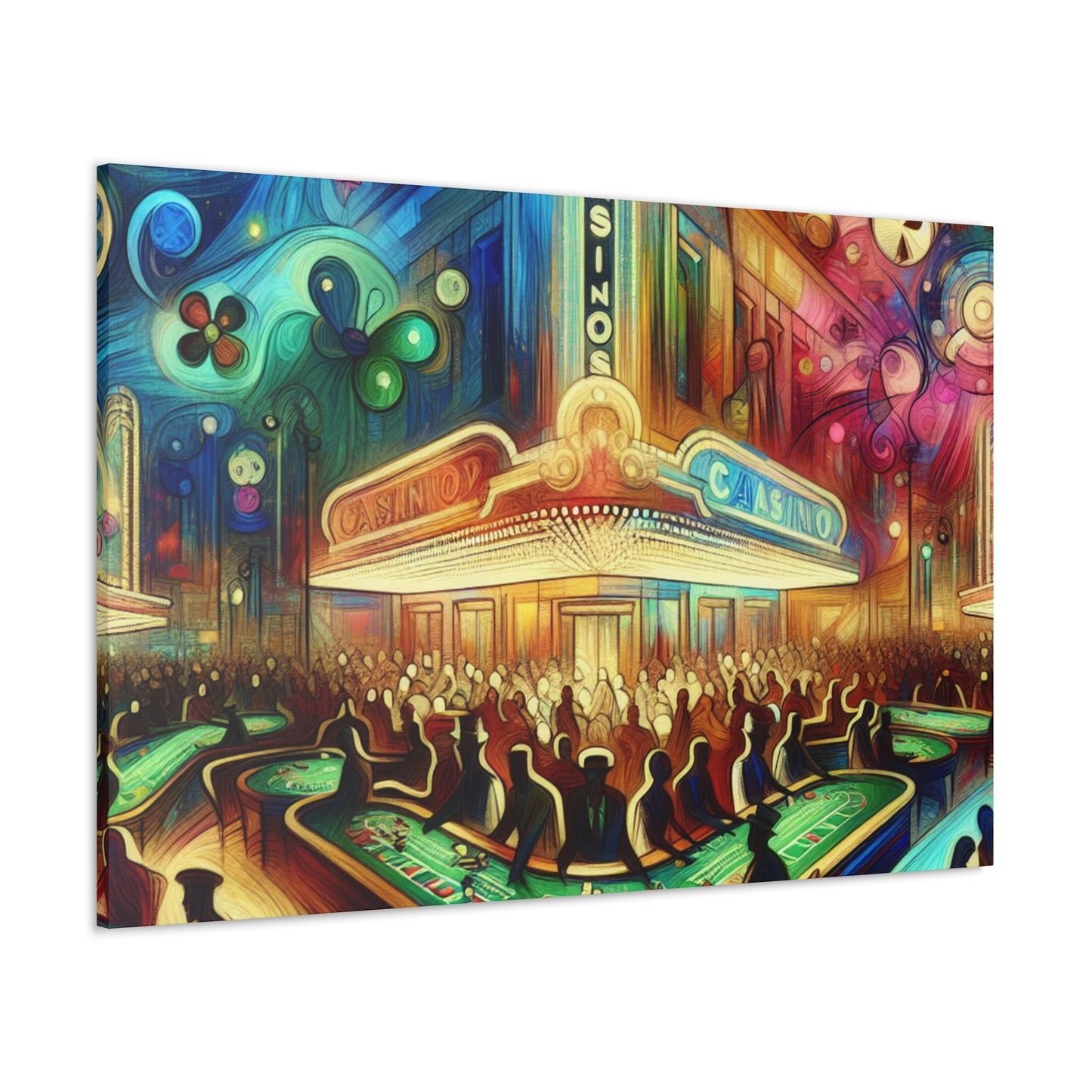 Bizarre Casino Dreamscape - Canvas