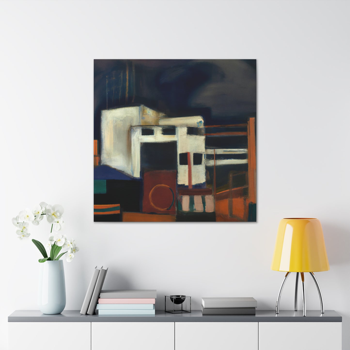 "Bauhaus Abstraction Vibes" - Canvas