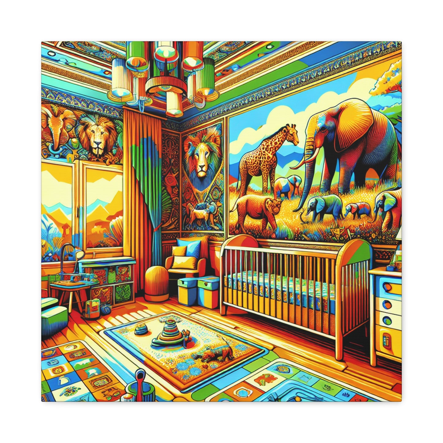 Safari Spectrum Serenade - Canvas