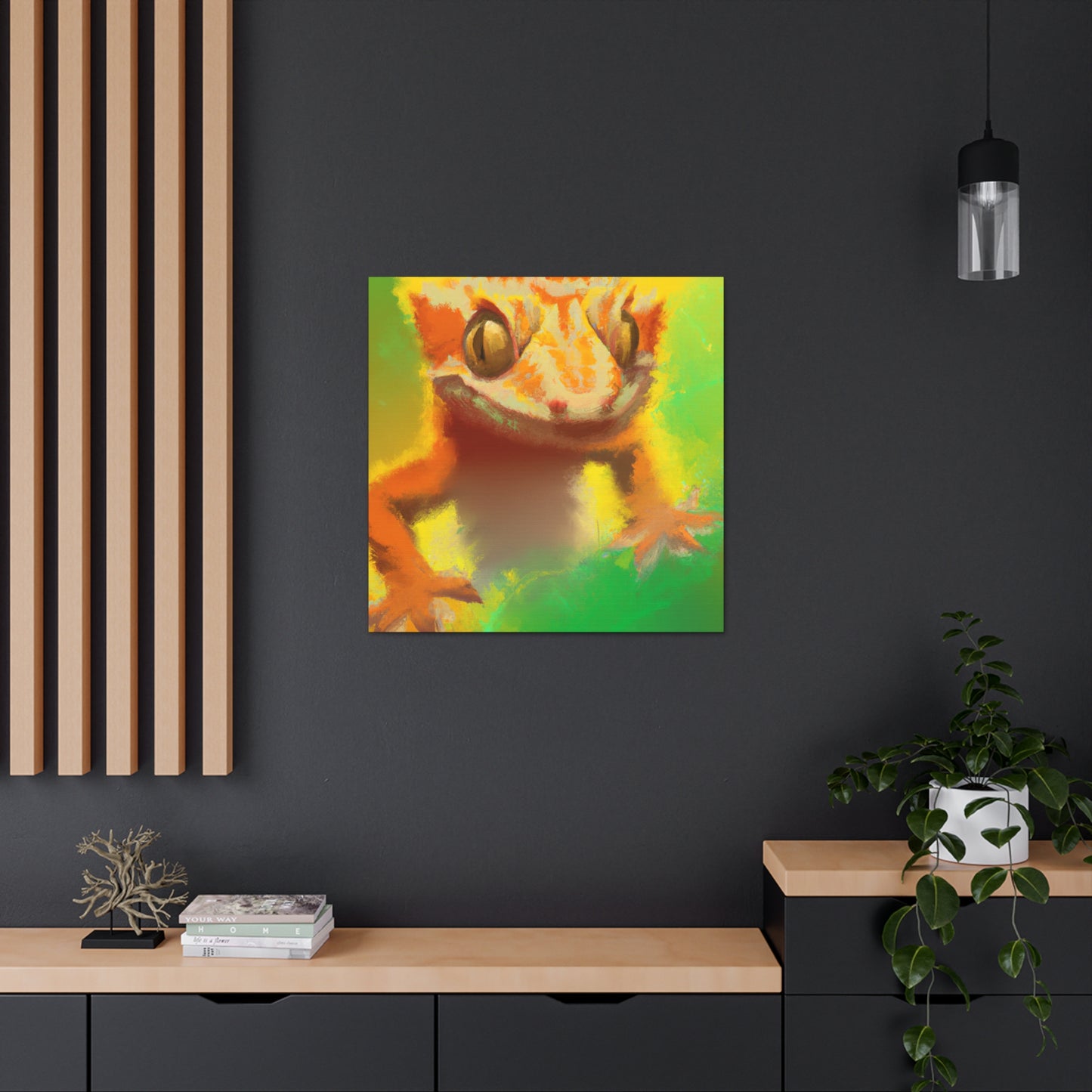 Crested Gecko Hues - Canvas