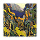 Ibex Mystic Mountain Land - Canvas