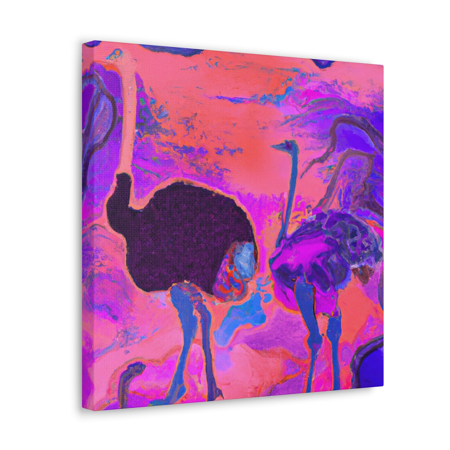 Ostrich in Dreamland - Canvas