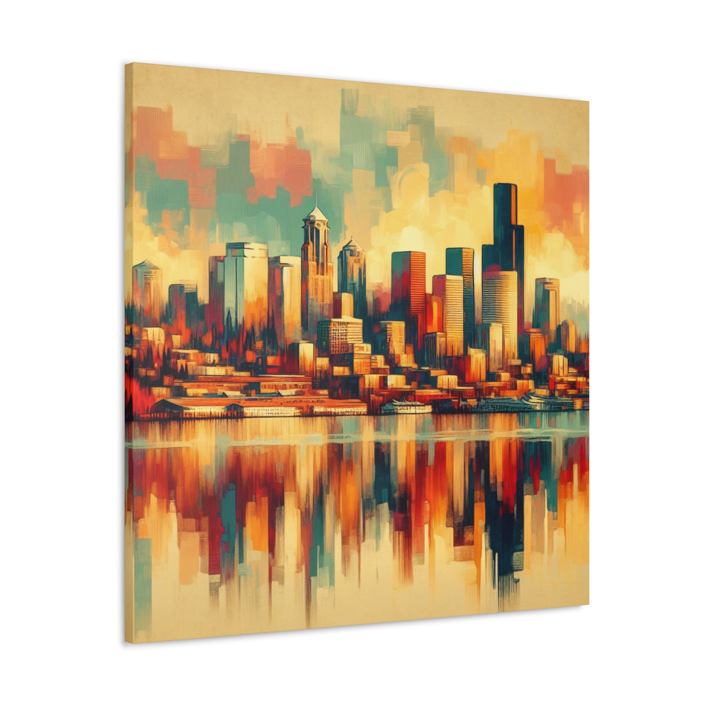 Emerald City Euphoria. - Canvas