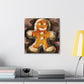 Gingerbread Man Deco - Canvas