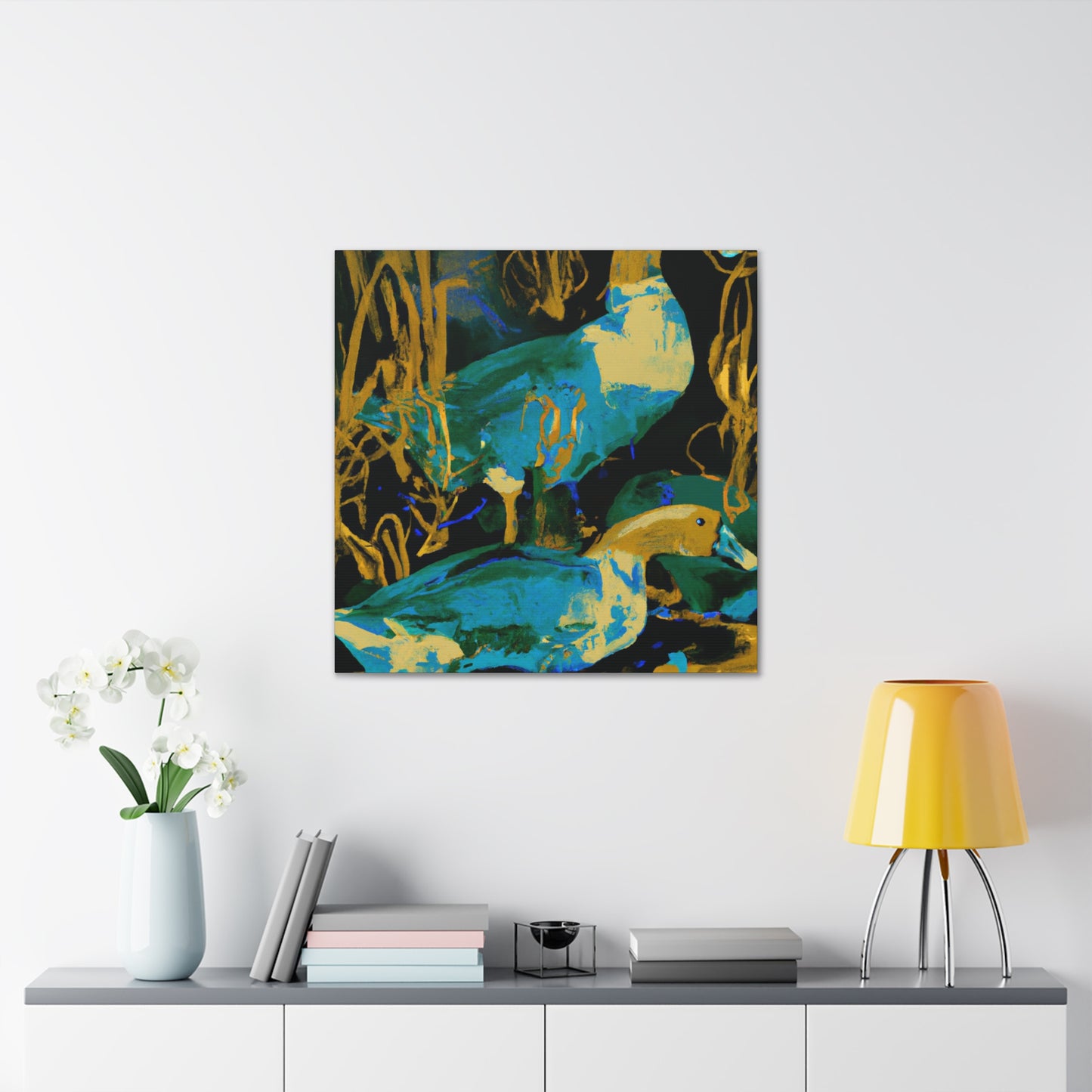 Duck and the Sky - Canvas