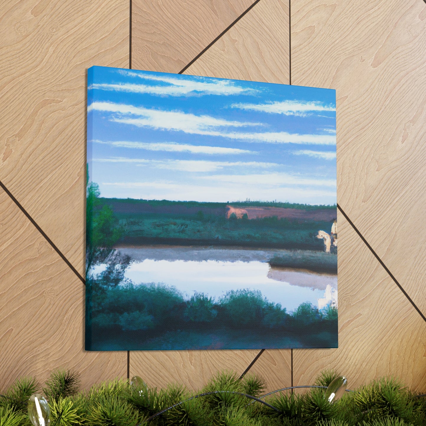 "Arid Western Scape" - Canvas