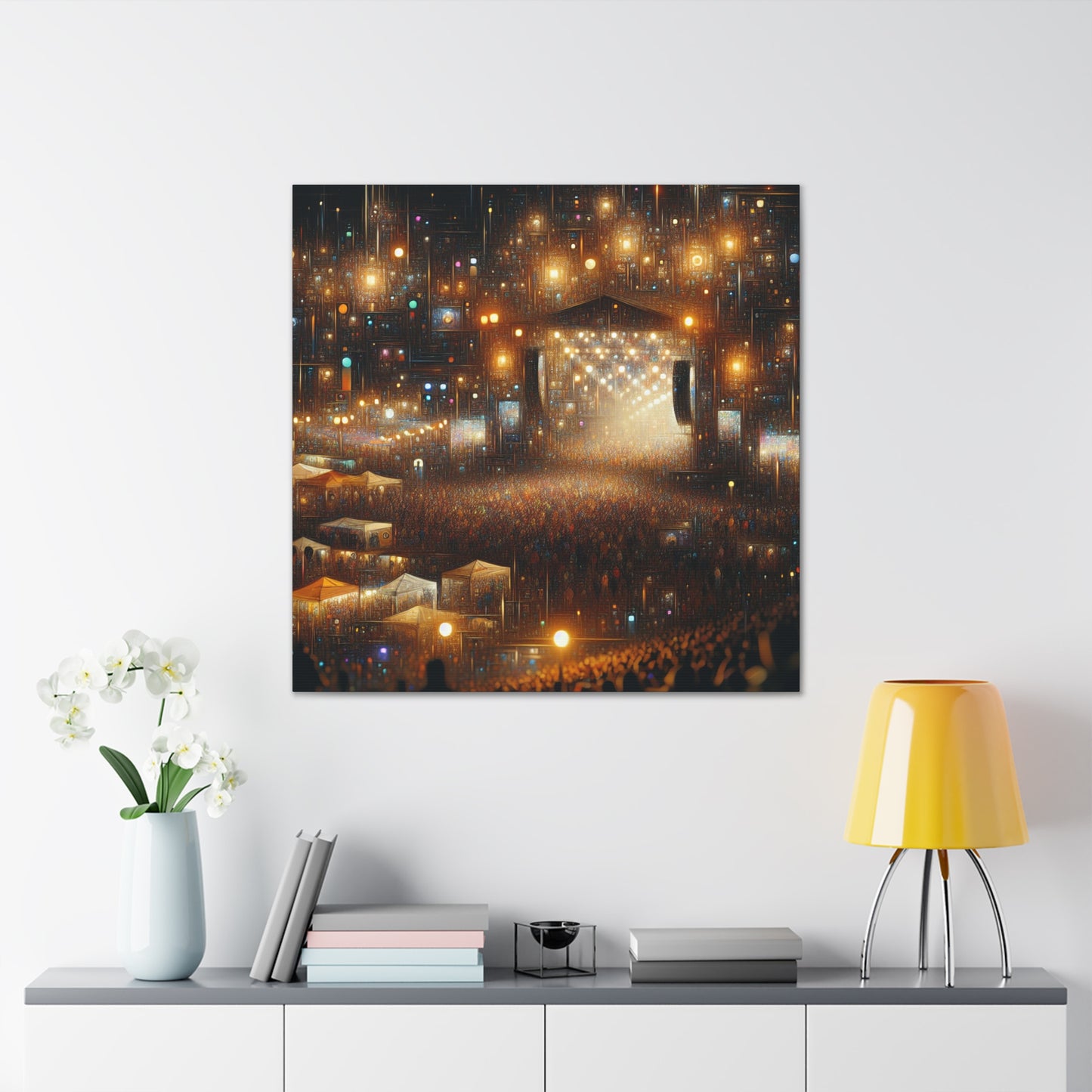 "Vibrant Festive Jubilation" - Canvas