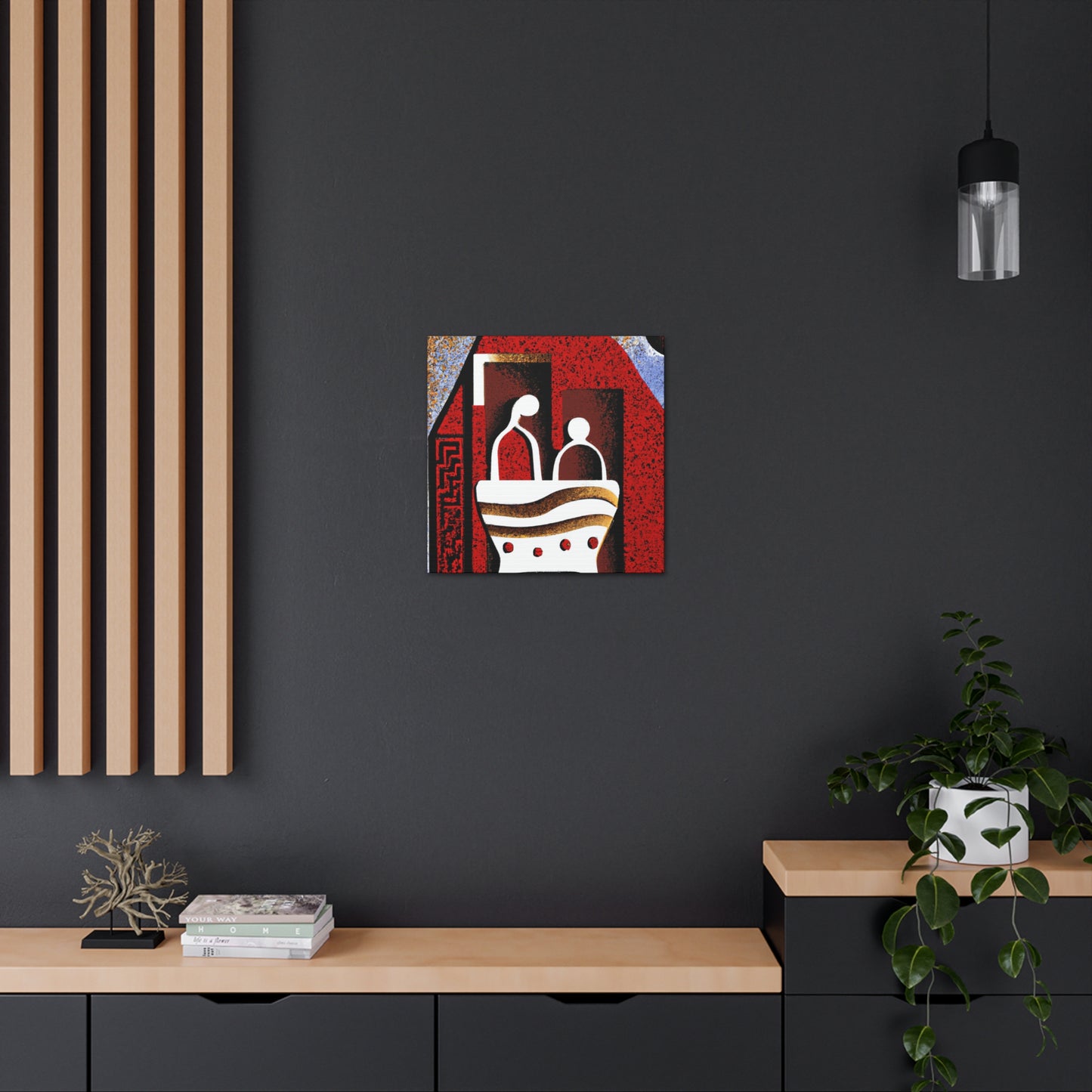 Manger in Art Deco - Canvas