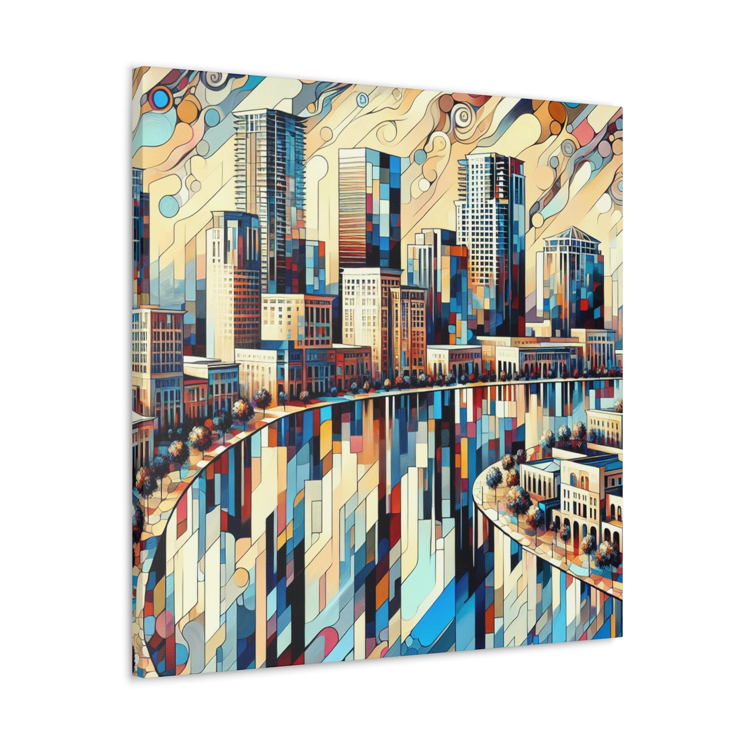 Orlando's Colorful Urban Expression - Canvas