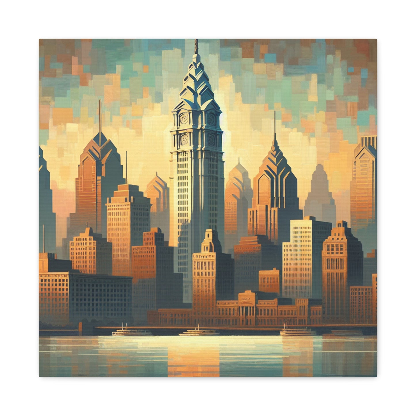 "City of Brotherly Brushstrokes" - Canvas