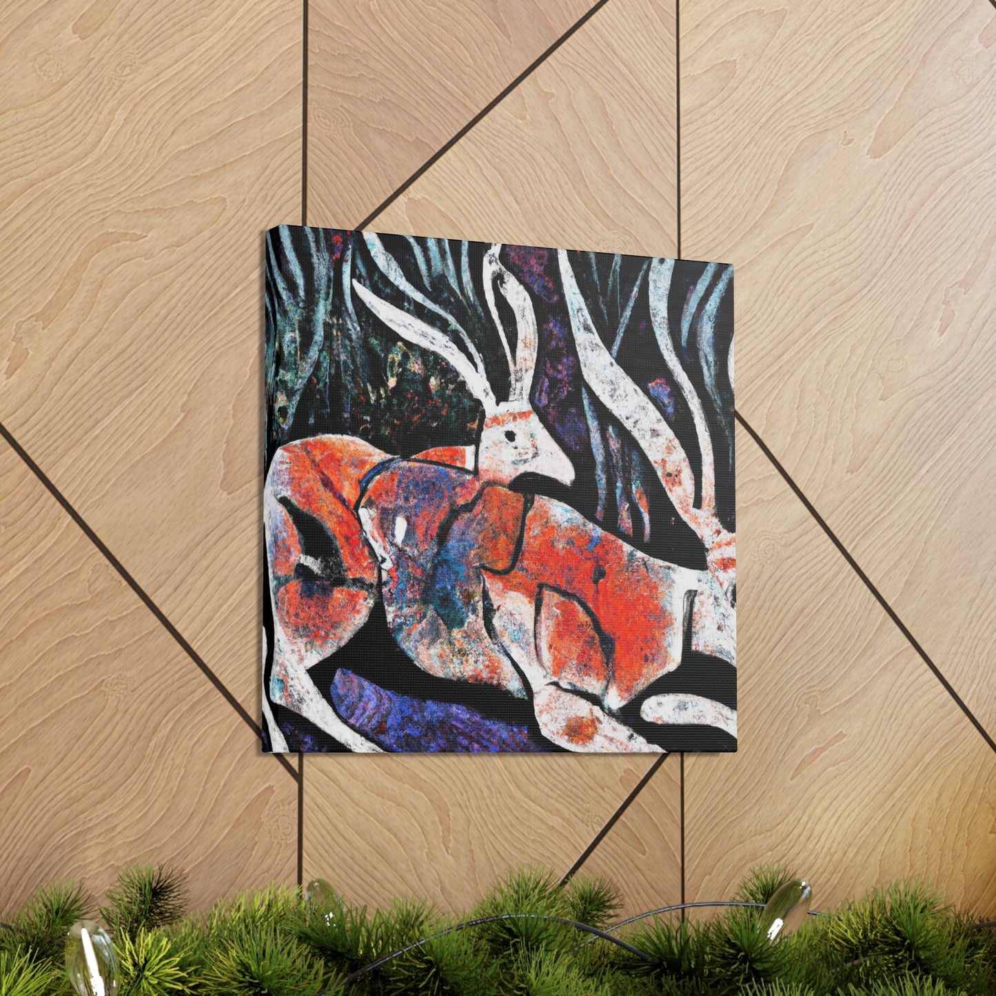 Gazelle's Abstraction Art - Canvas