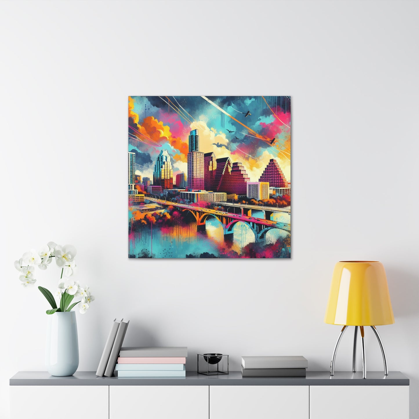 "Vivid Glimpses: Austintation" - Canvas