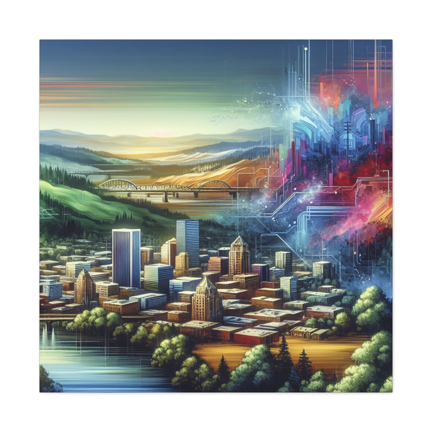 "Majestic Portland Splendor" - Canvas