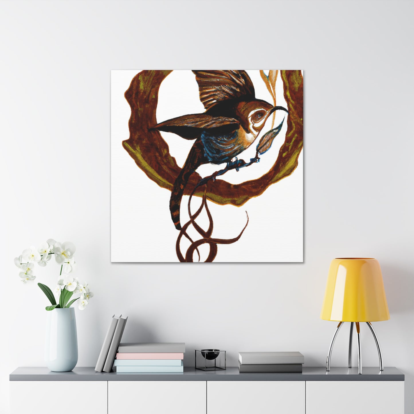 "Carolina Wren Dreaming" - Canvas