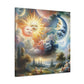 Gleaming Celestial Grins - Canvas