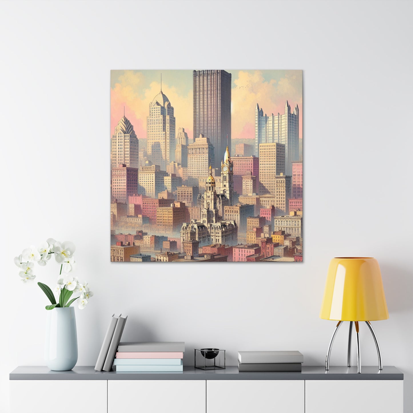 Steel City Splendor. - Canvas