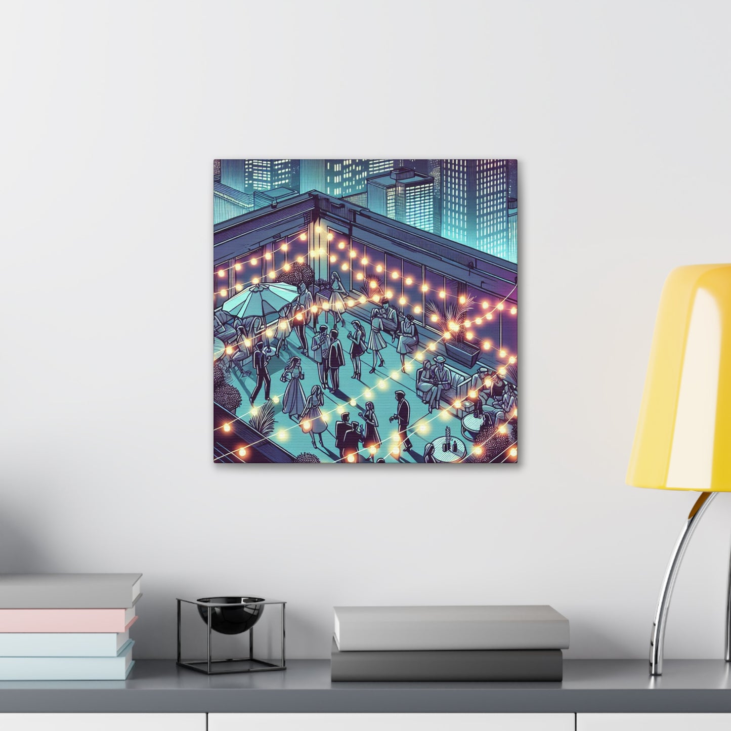 "Midnight Revellers Ascending" - Canvas