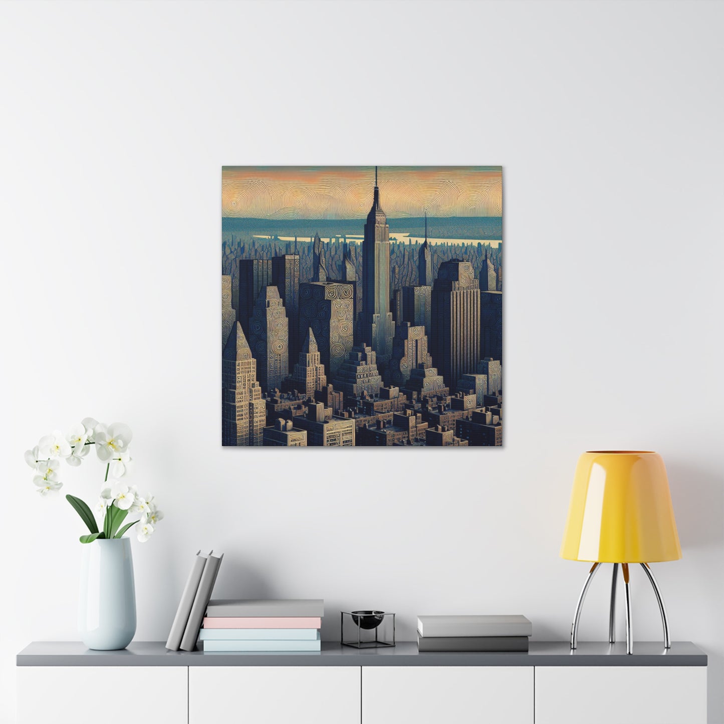 Urban Symphony of Life - Canvas