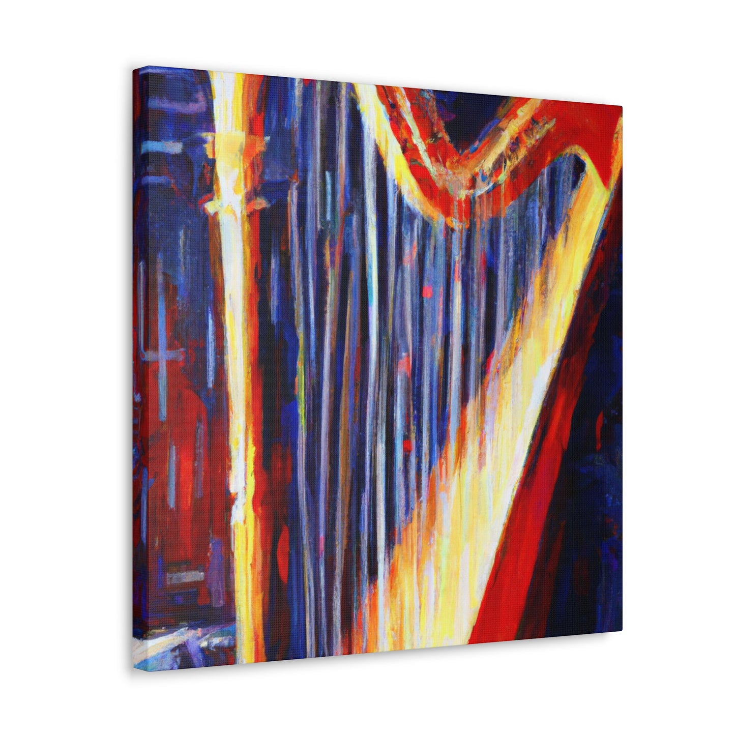 Harp in Impressionism - Canvas