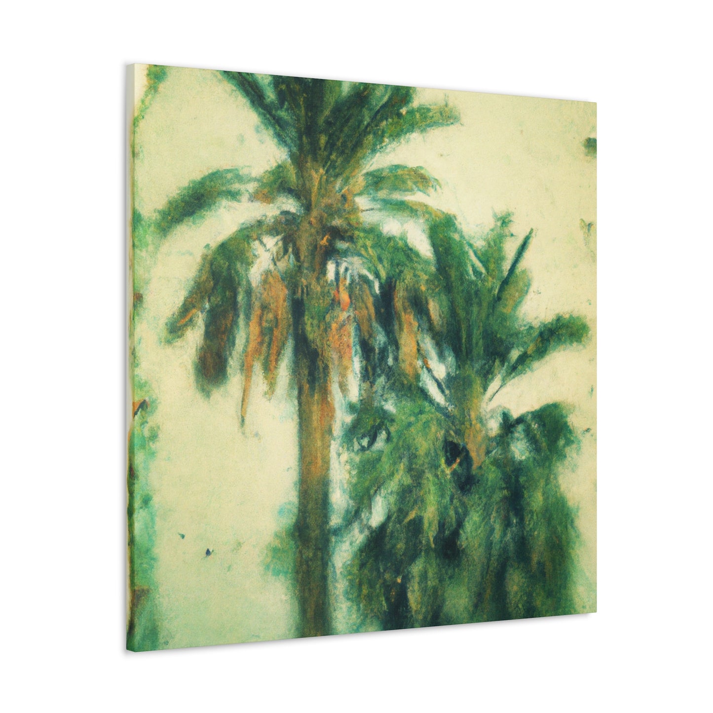 Palm Trees in Louvre - Canvas