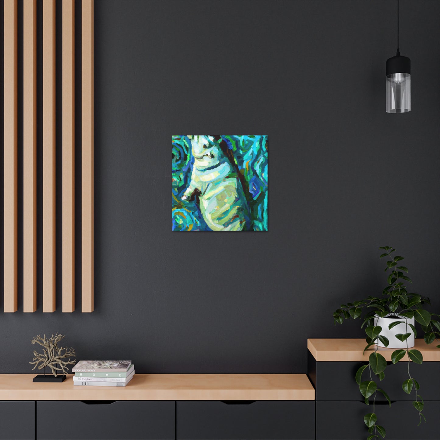 'Manatee in Abstract' - Canvas