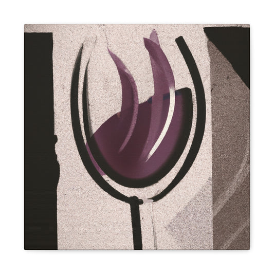 Raise a Toast Glass - Canvas