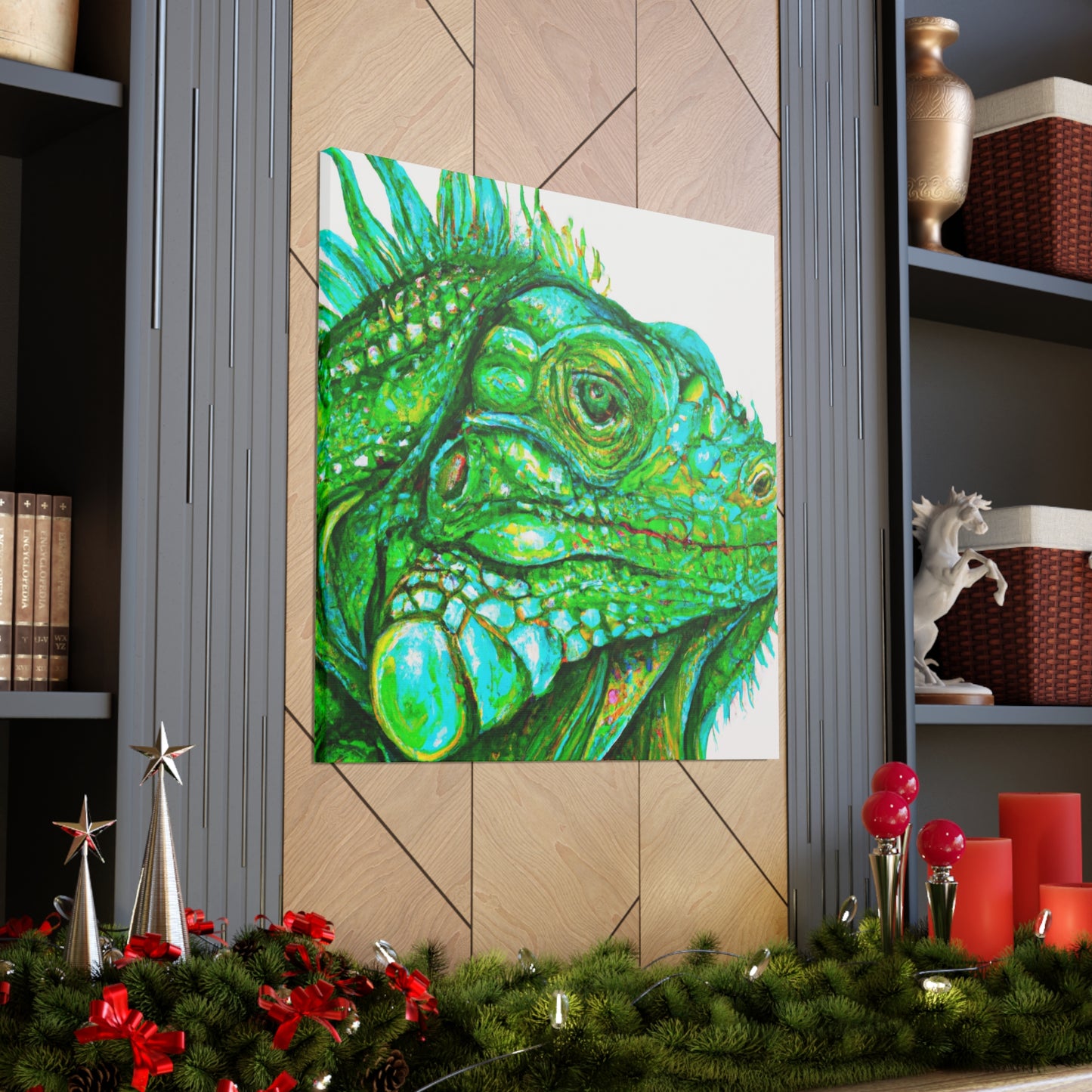 Iguana's Surreal Dream - Canvas