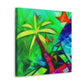 Palm Tree in Bloom - Canvas