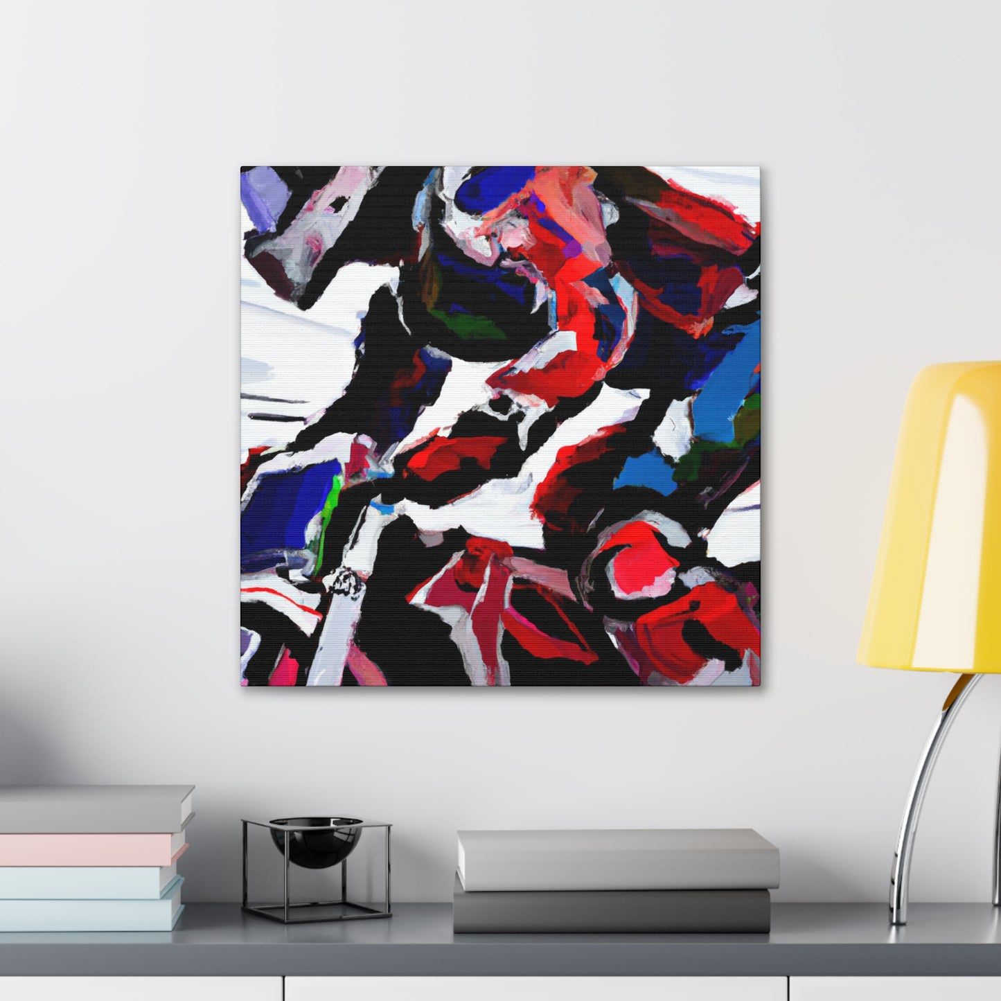 "Motocross at Speed" - Canvas