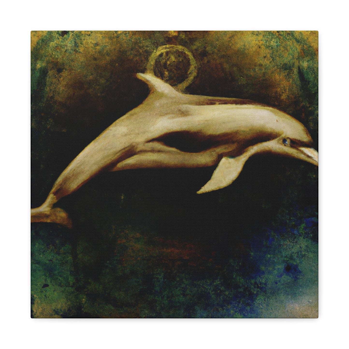 Dolphins at Playtime - Canvas