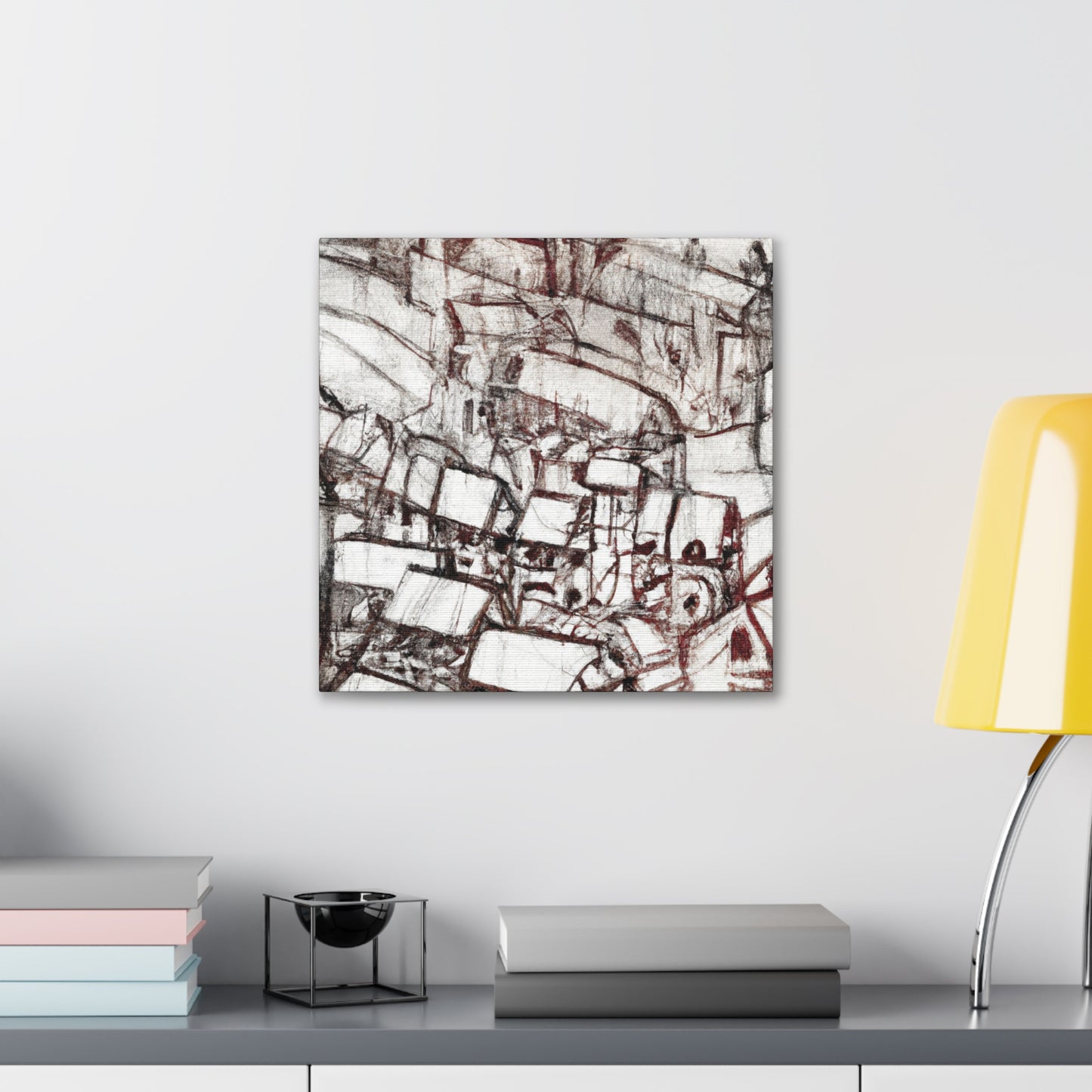 Tudor Folk Tableau - Canvas