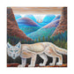 "Fantastical Lynx Dreamscape" - Canvas