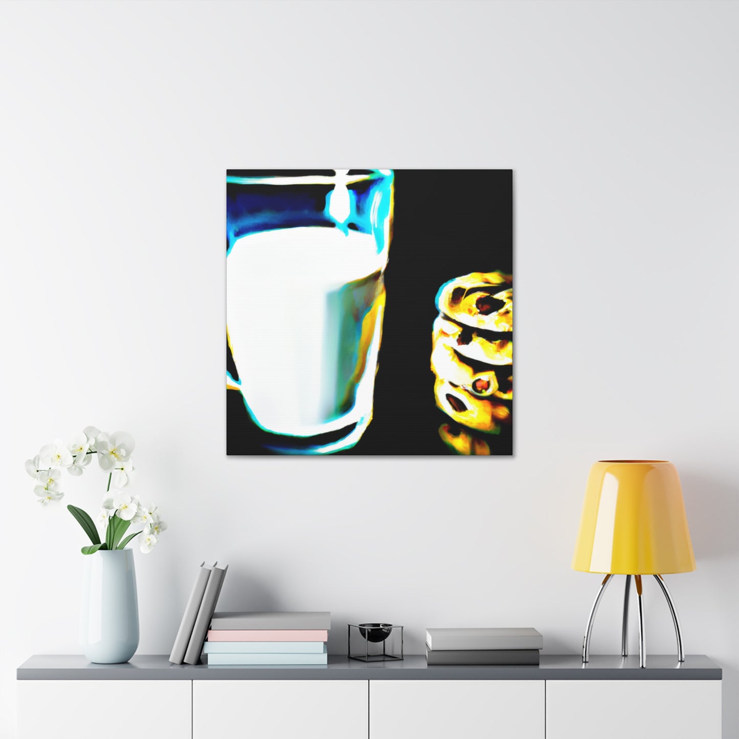 Milk and Cookie Treat - Canvas