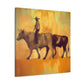 Cattle Drive Epic Scene - Canvas