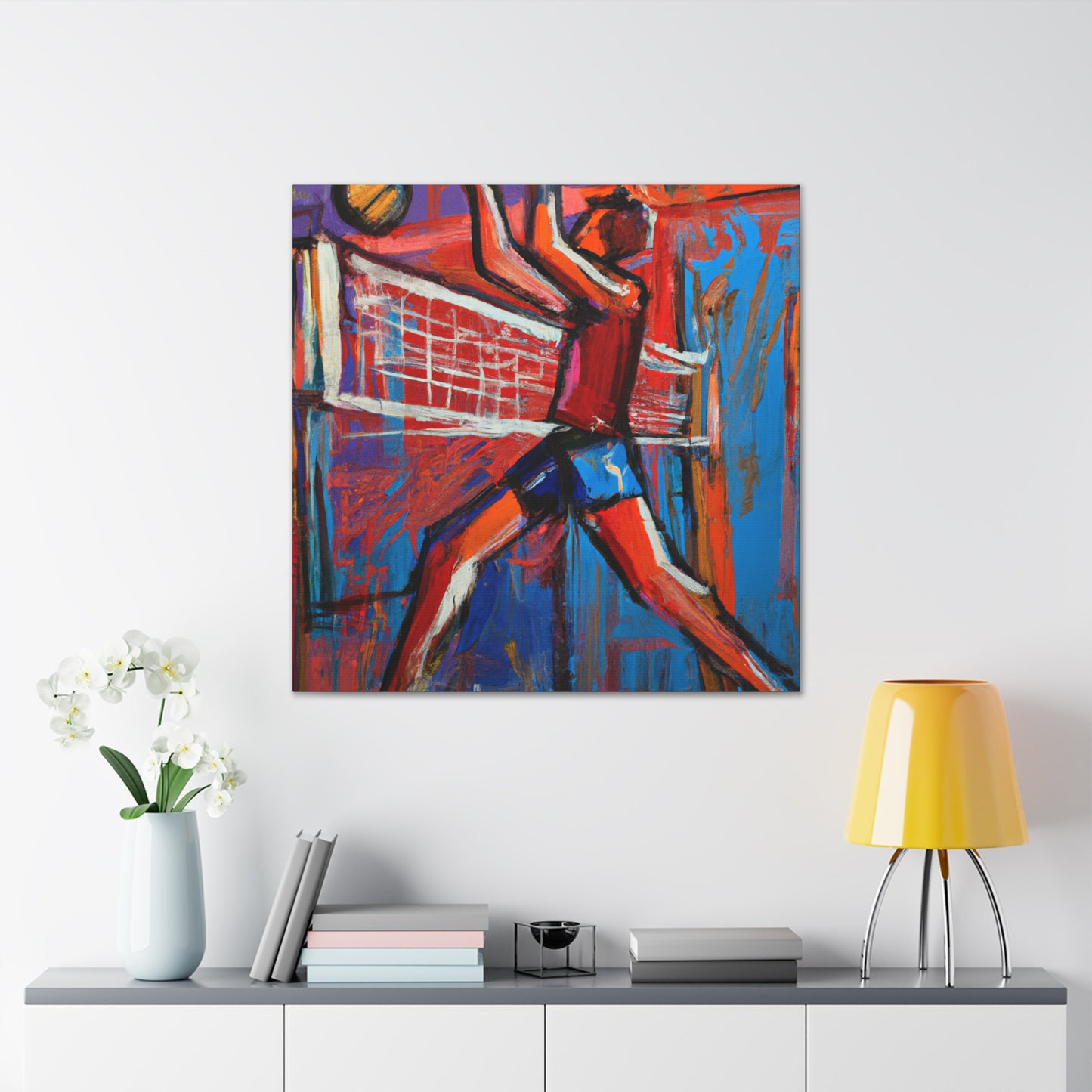 Volleyball in the City - Canvas