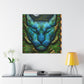 Bobcat In Moonlight. - Canvas