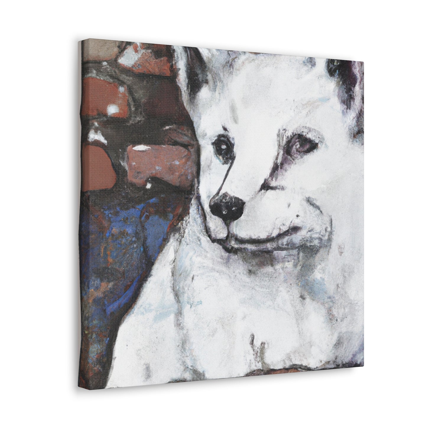 Arctic Fox Winter Dance - Canvas