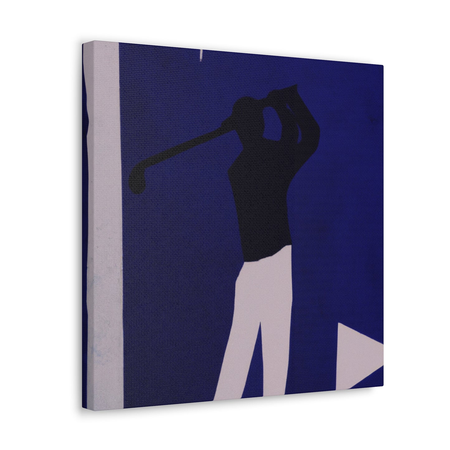 Golfing in Monochrome - Canvas