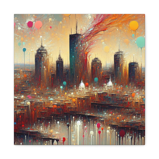 "Emerald City Sunrise" - Canvas