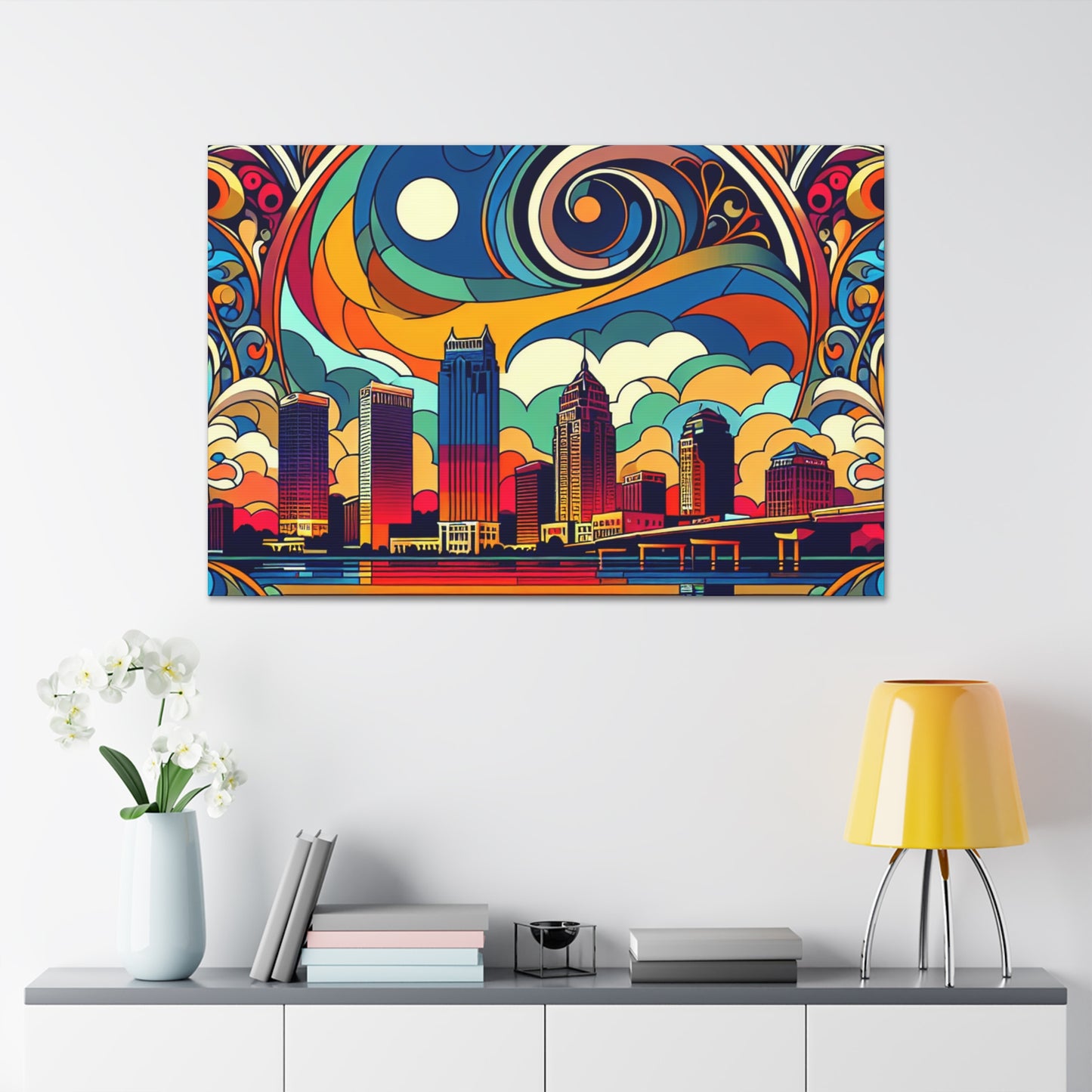 "Sunset Serenade: Tampa" - Canvas