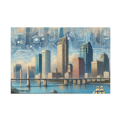 "Sunset Majesty in Tampa" - Canvas