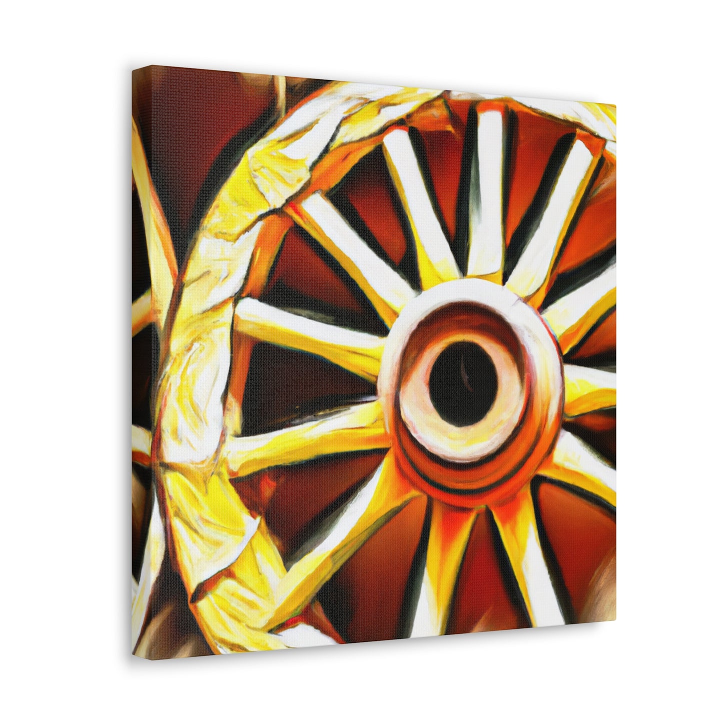 "Wheels of Folklore" - Canvas