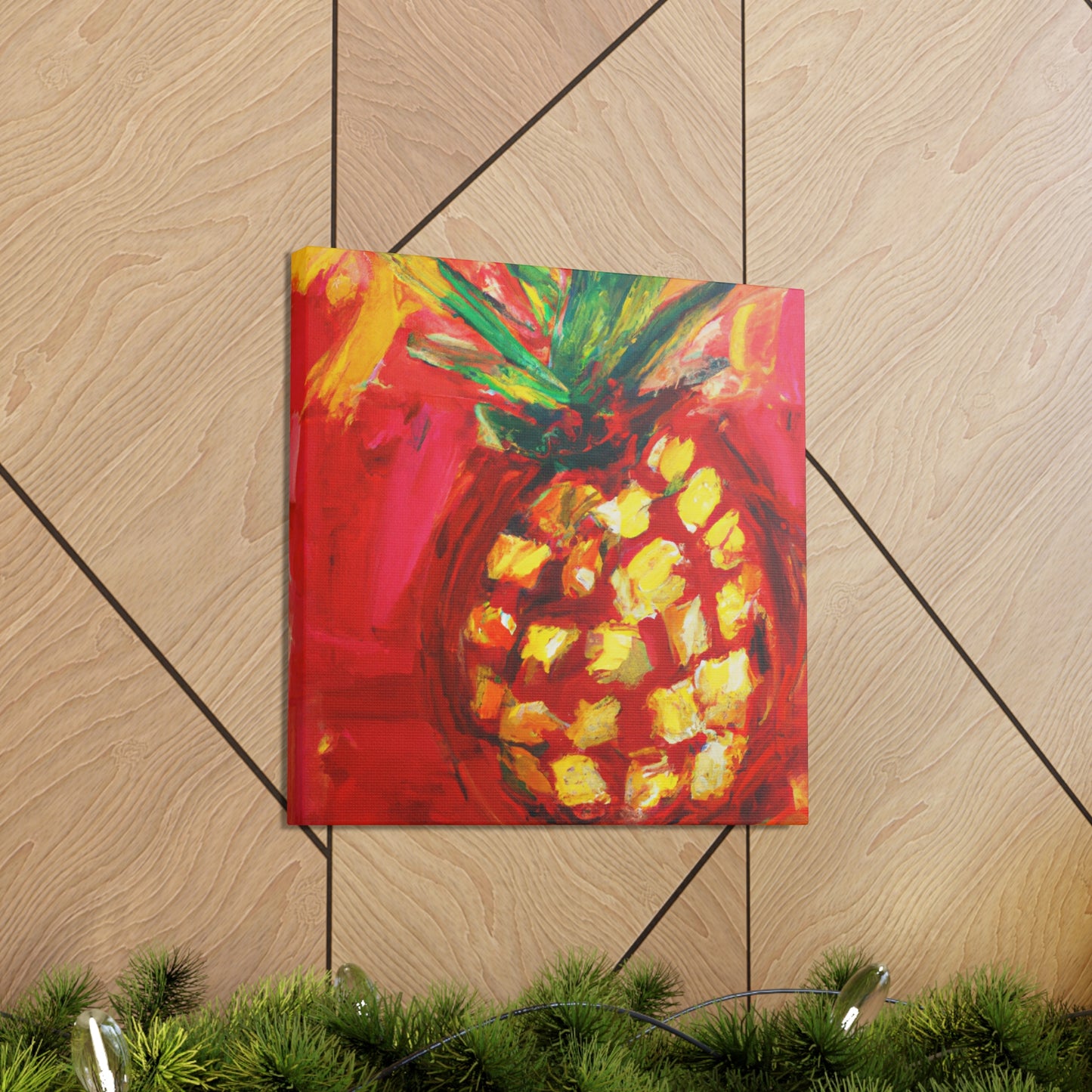 Pineapple Paradise Painting - Canvas