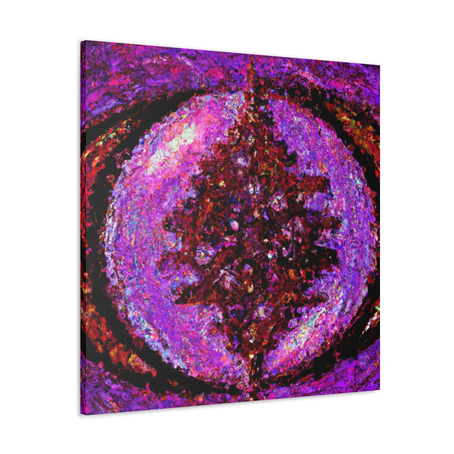 "Christmas Ornament Dotting" - Canvas